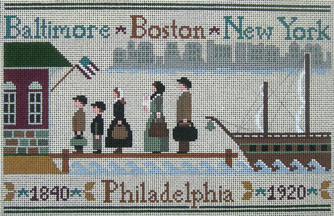 Coming To America©Little House Needleworks