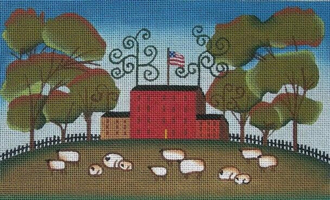 Sheep Farm @Mary Beth Baxter - Family Arts Needlework Shop