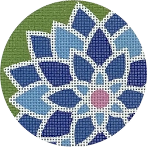 Graphic Flower, blue