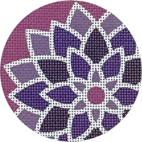 Graphic Flower, purple