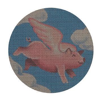 Flying pig/clouds - Family Arts Needlework Shop