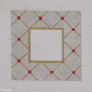 Sq. Silver Frame - Family Arts Needlework Shop