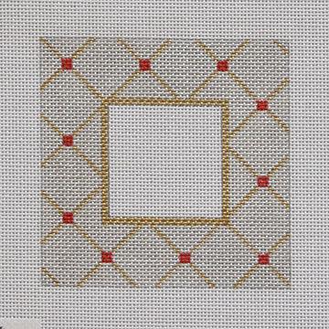 Sq. Silver Frame - Family Arts Needlework Shop