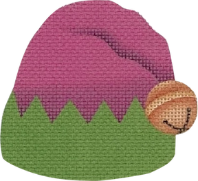 Hat, Elf hat pink and green