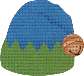 Hat, Elf hat blue and green