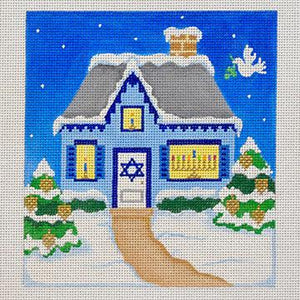 Hanukkah, Holiday House - Family Arts Needlework Shop