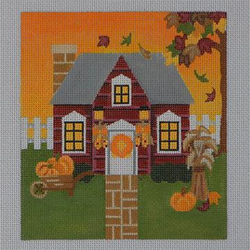Thanksgiving Holiday House - Family Arts Needlework Shop