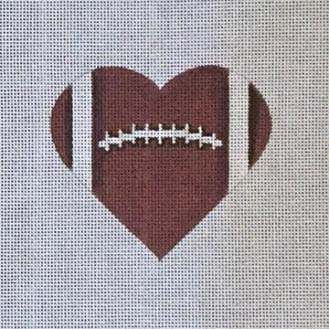 Football Heart - Family Arts Needlework Shop