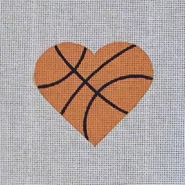 Basketball Heart - Family Arts Needlework Shop