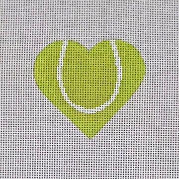 Tennis Ball Heart - Family Arts Needlework Shop