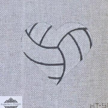 Volleyball Heart - Family Arts Needlework Shop