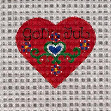 Norwegian God Jul (Merry Christmas) - Family Arts Needlework Shop