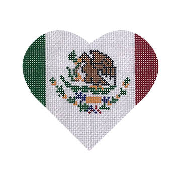 Country Flag Heart, Mexican