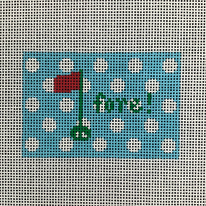 Insert-Golf: Fore, blue