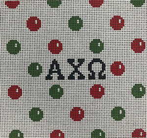 Sorority Bubble Square-Alpha Chi Omega