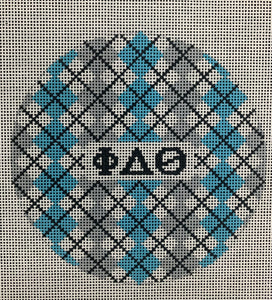 Fraternity Argyle Round-Phi Delta Theta