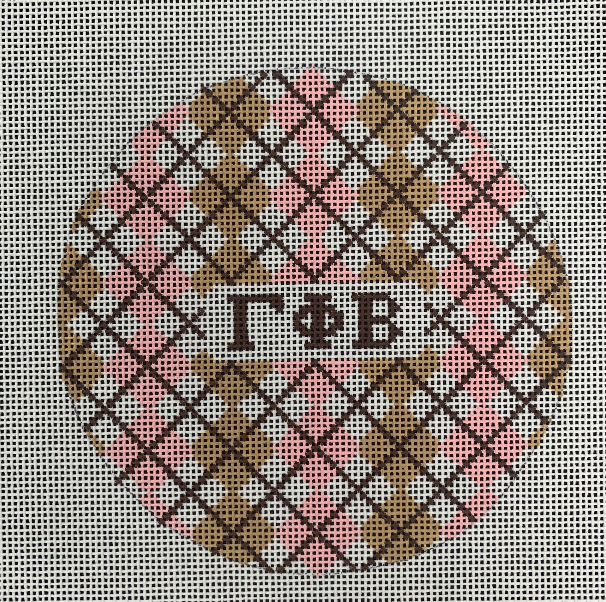 Sorority Argyle Round-Gamma Phi Beta