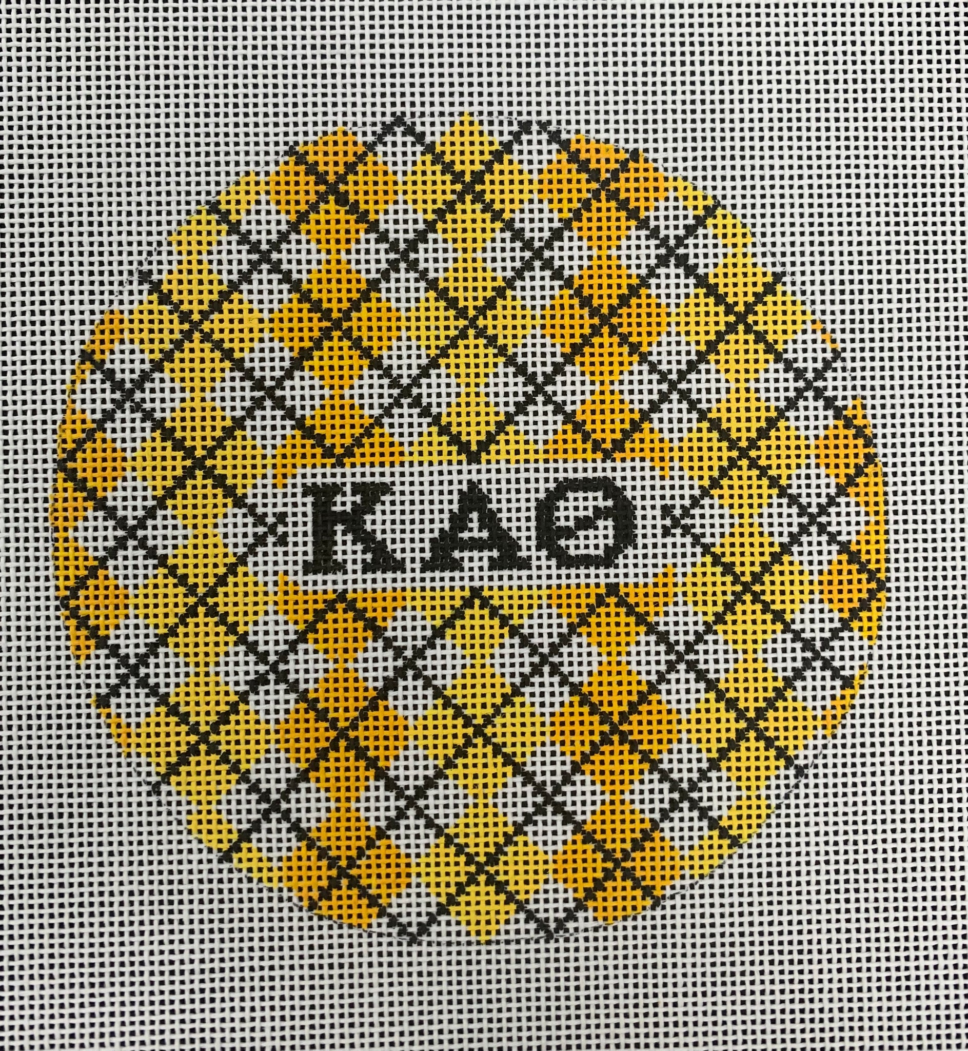 Sorority Argyle Round-Kappa Alpha Theta