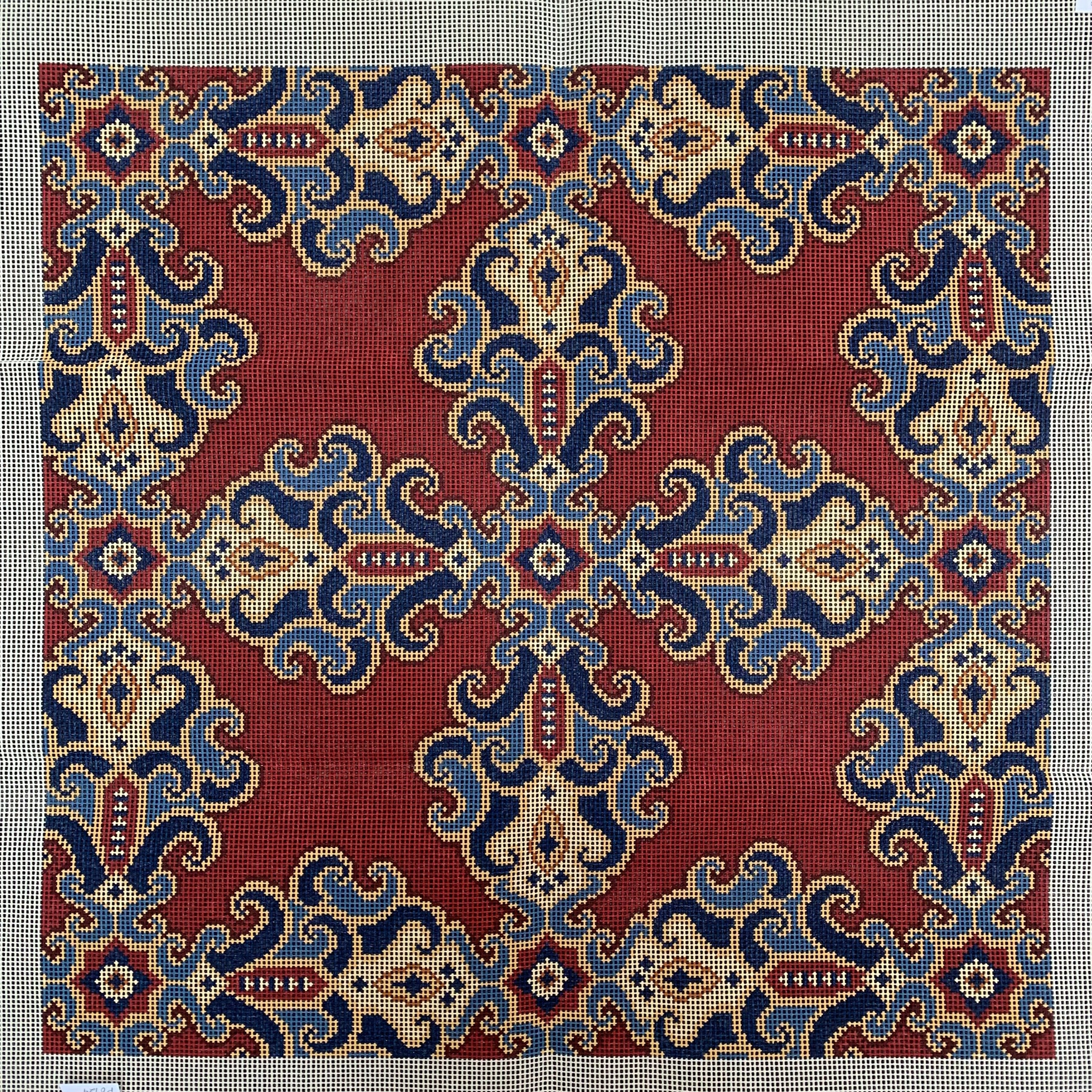 CanvasWorks: Design on Red Background