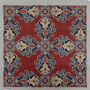 CanvasWorks: Design on Red Background
