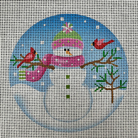 Snowman with Birds - Family Arts Needlework Shop