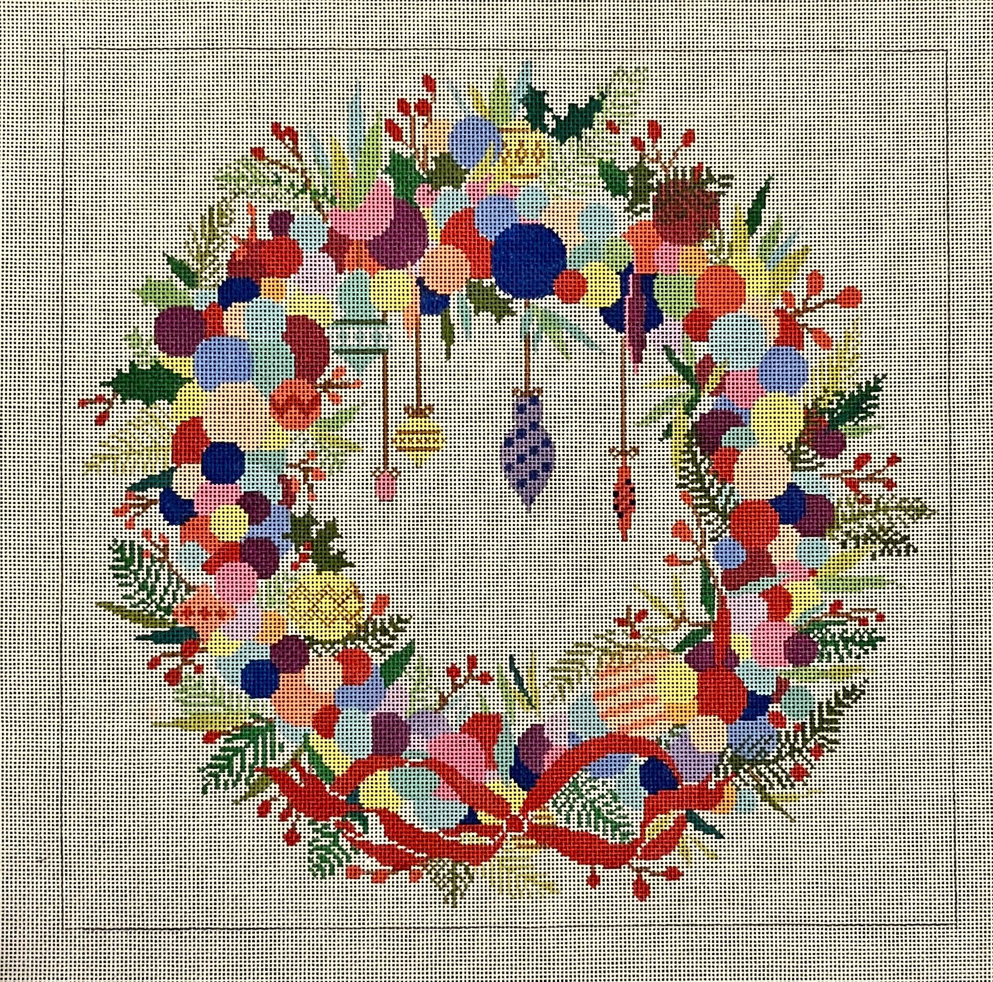 Christmas Wreath - Family Arts Needlework Shop