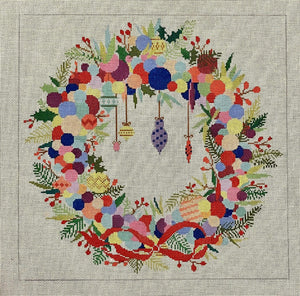 Christmas Wreath - Family Arts Needlework Shop