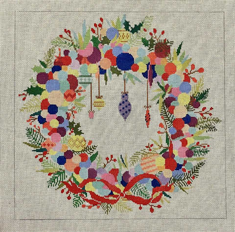 Christmas Wreath - Family Arts Needlework Shop