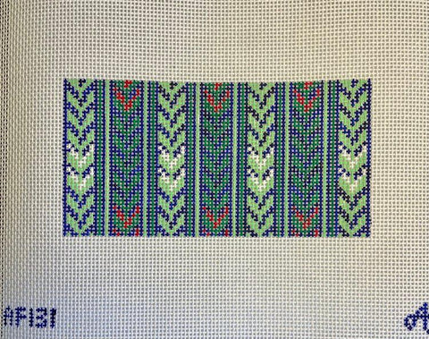 Navy Vine Insert - Family Arts Needlework Shop
