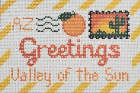 AZ  Greetings - Valley of the Sun - Family Arts Needlework Shop
