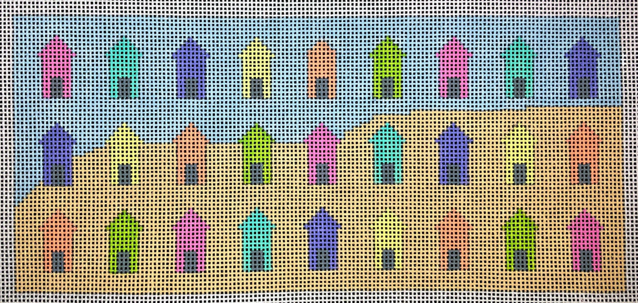 Houses in a Row - Family Arts Needlework Shop