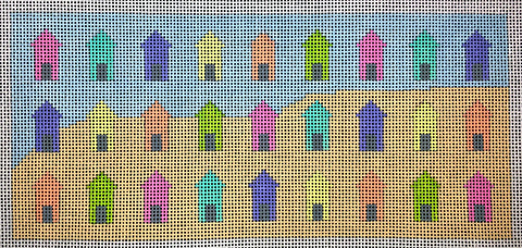 Houses in a Row - Family Arts Needlework Shop