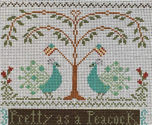 Pretty as a Peacock ©Little House Needleworks - Family Arts Needlework Shop