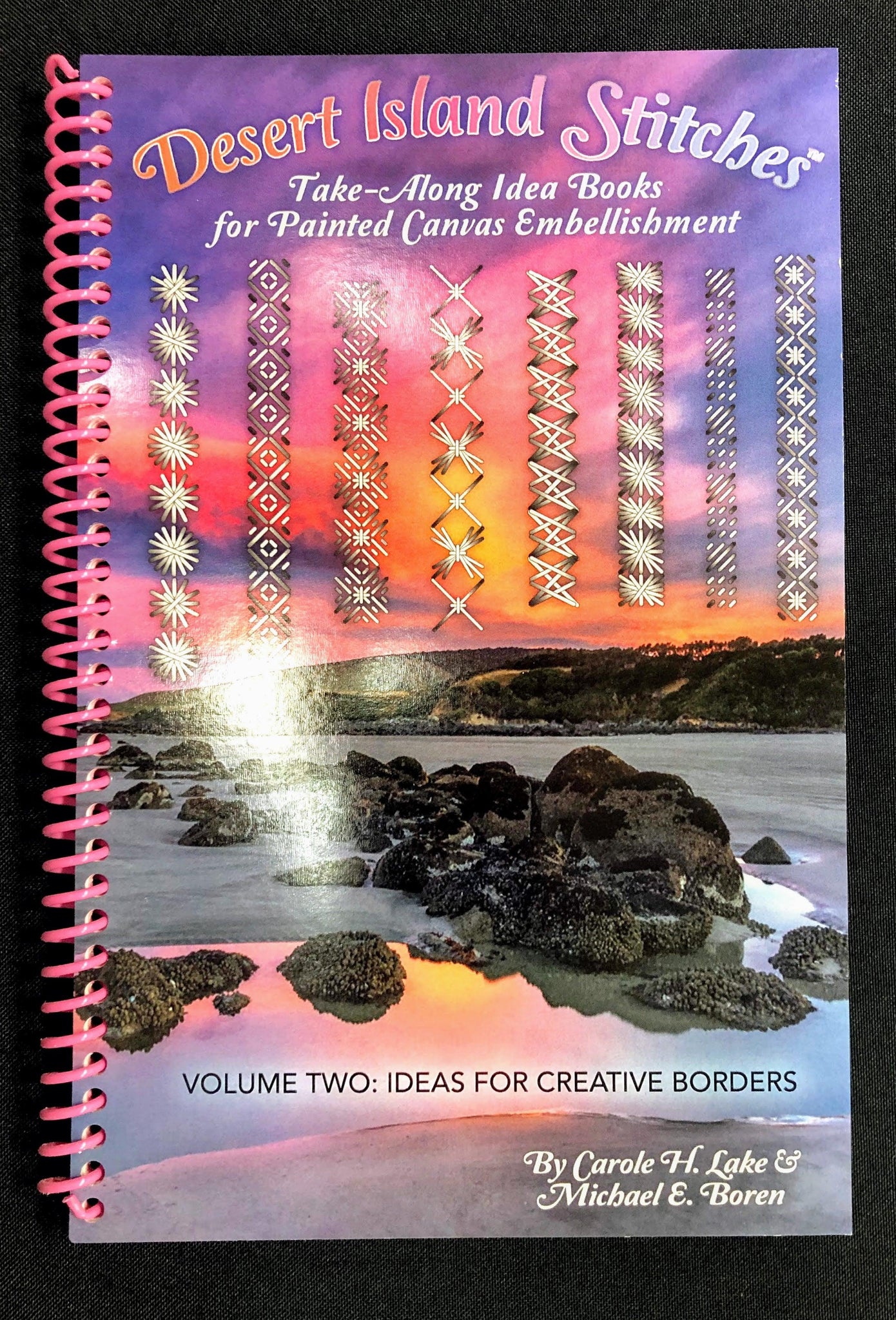 Desert Island Stitches, Take-Along Idea Books For Painted Canvas Embellishment - Family Arts Needlework Shop