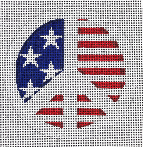Patriotic Peace Sign - Family Arts Needlework Shop
