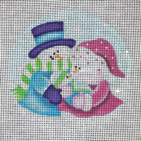 Snow Parents with Baby Boy - Family Arts Needlework Shop