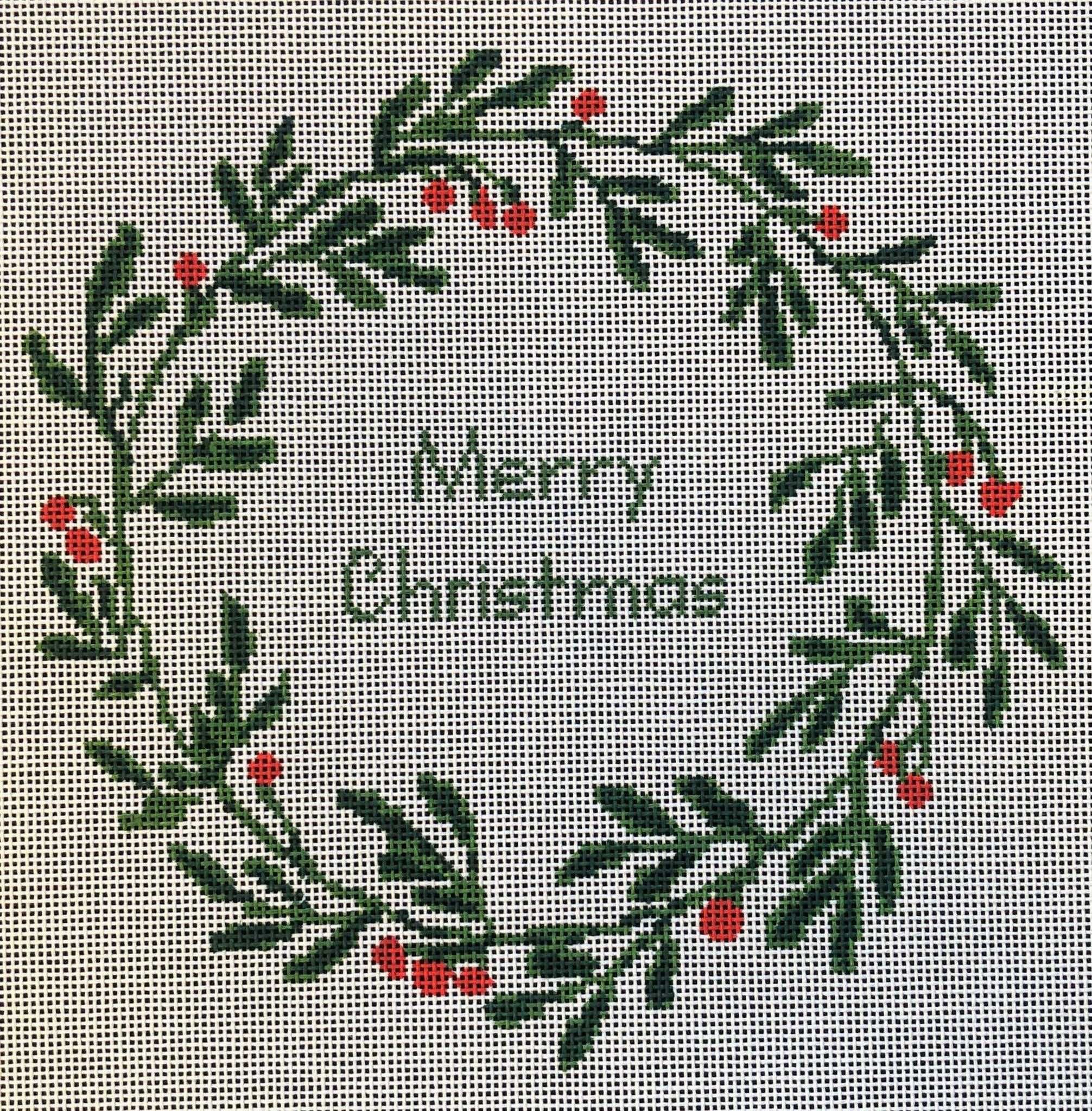 Christmas Wreath - Family Arts Needlework Shop