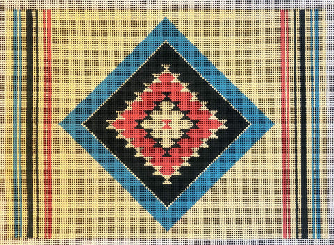 Azul Calypso Pillow - Family Arts Needlework Shop