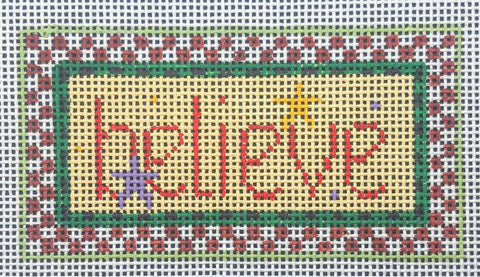 Tiny Inspirations - Believe - Family Arts Needlework Shop