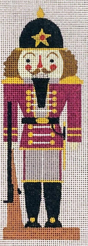 Burgandy Nutcracker - Family Arts Needlework Shop