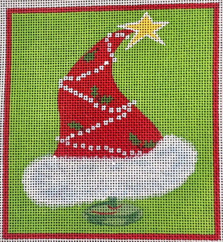 Red Santa Hat - Rectangle - Family Arts Needlework Shop