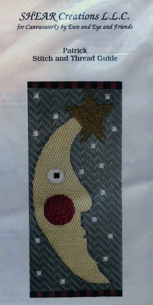 Patrick Moon - Includes Stitch Guide by Shear Creations - Family Arts Needlework Shop