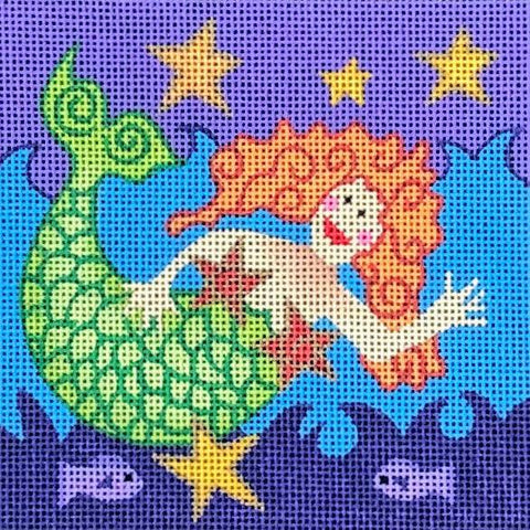 Green Mermaid - Family Arts Needlework Shop