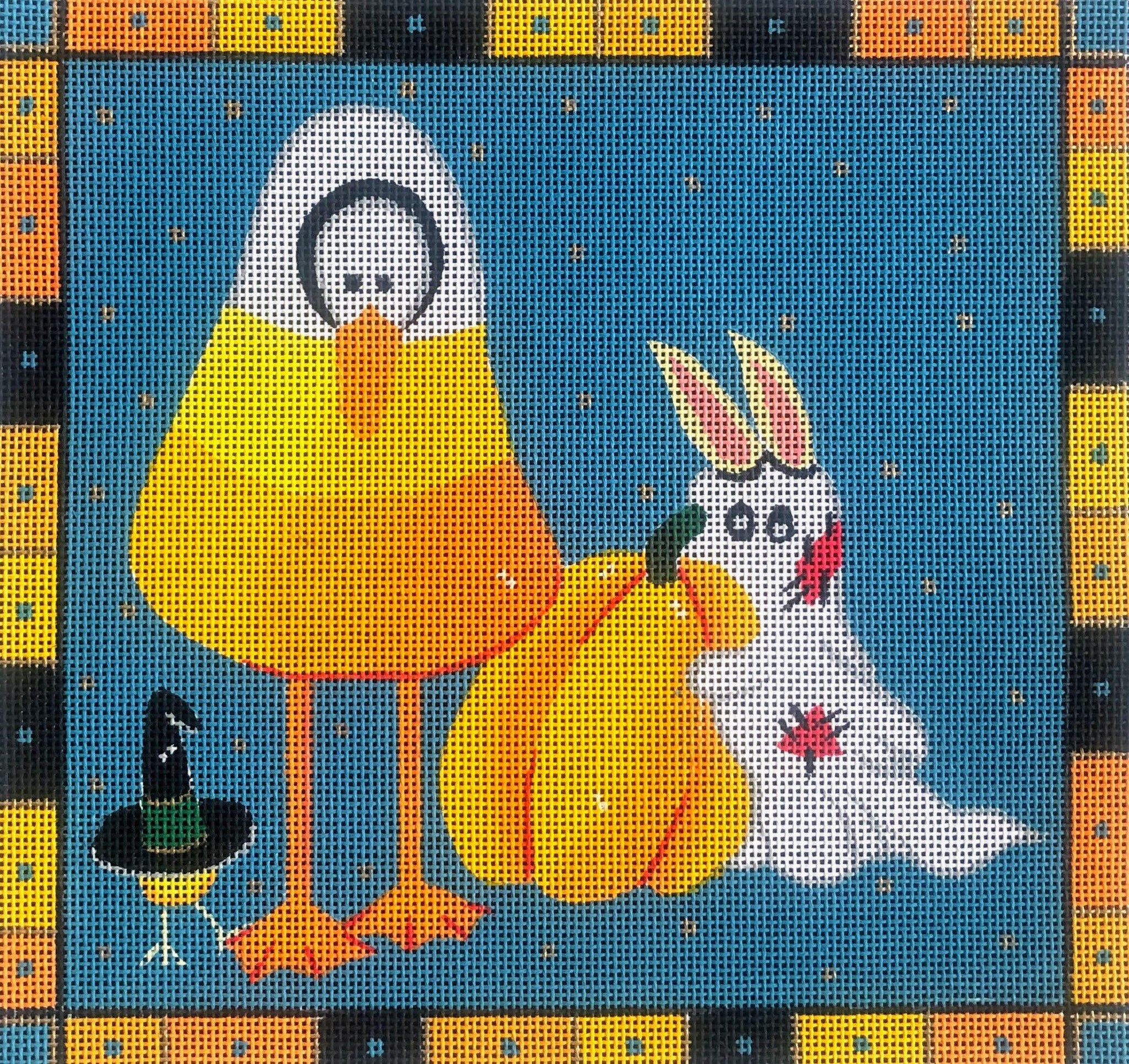Candy Corn Duck - Family Arts Needlework Shop