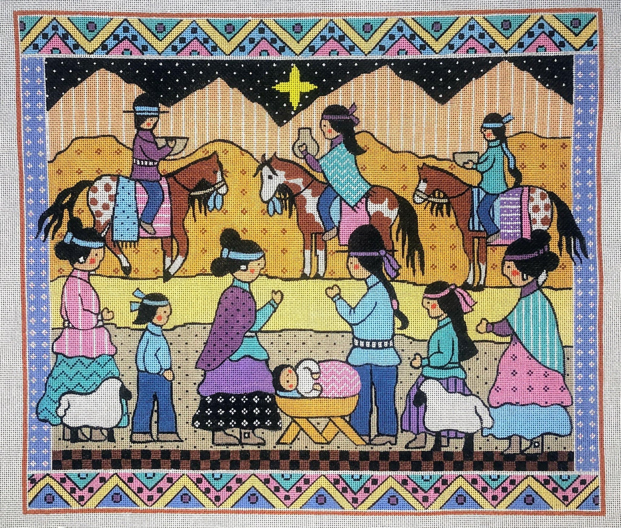 Southwest Scene - Family Arts Needlework Shop