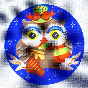 Owl - With Christmas Stocking - Family Arts Needlework Shop