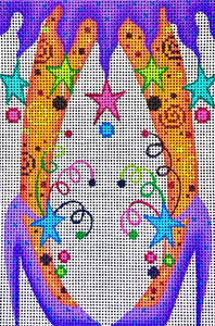 Purple Witch Heels - Family Arts Needlework Shop