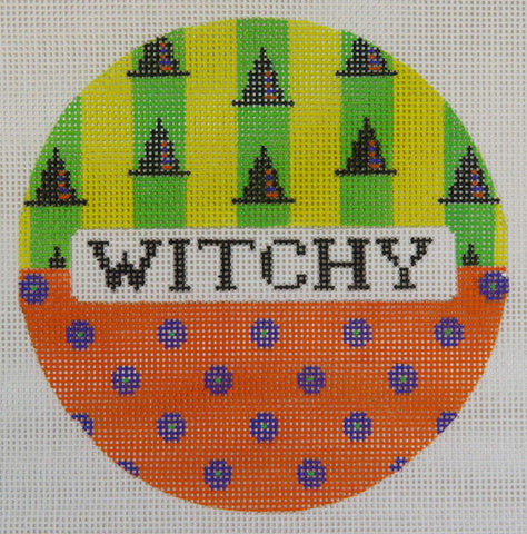 Round Ornament-Witchy