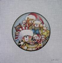 Beary Christmas Round - Family Arts Needlework Shop