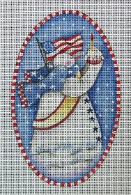 Snowman 4th of July - Family Arts Needlework Shop